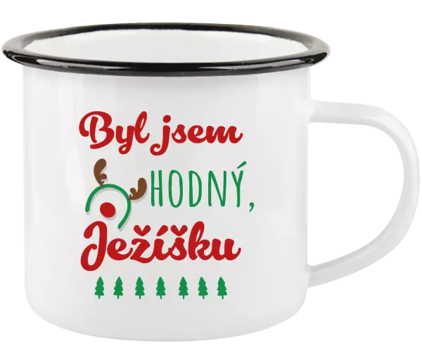 Vánoční plecháček Byl jsem hodný, Ježíšku