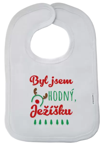 Dětský bryndák Byl jsem hodný, Ježíšku