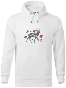 Pánská mikina Jelen s květinami - tatínek