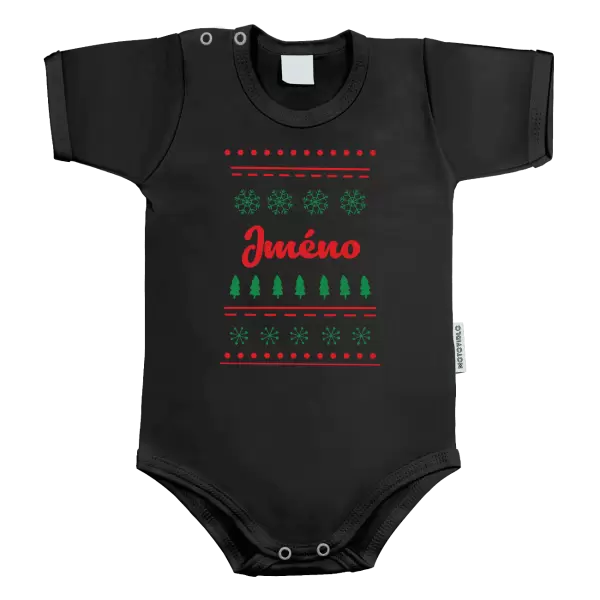 Dětské body Stromečky a vločky - jméno