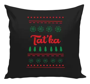 Vánoční polštář Stromečky a vločky - taťka