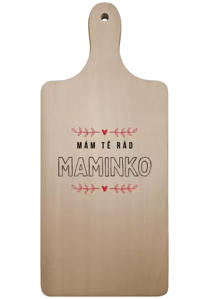 Prkénko Mám tě rád maminko