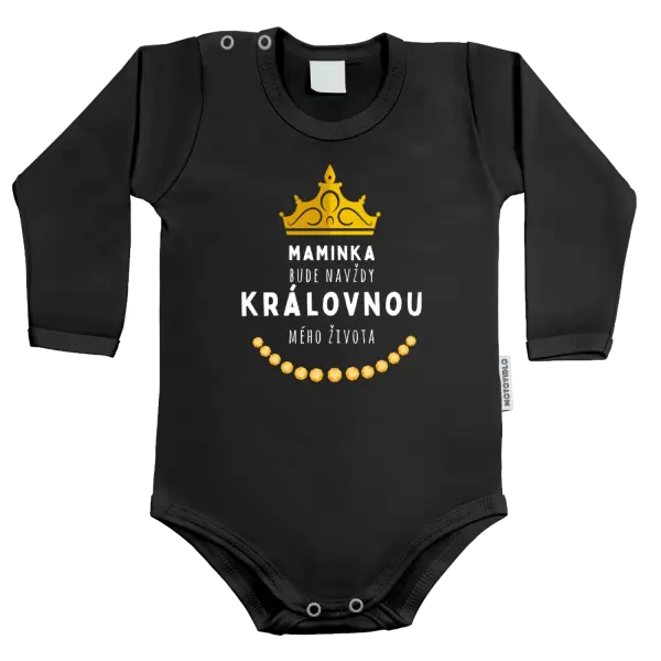 Dětské body Maminka bude navždy královnou mého života