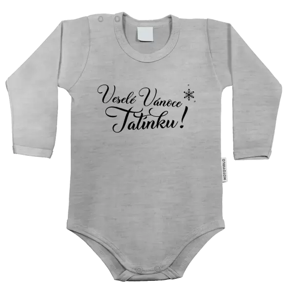 Dětské body Veselé Vánoce tatínku