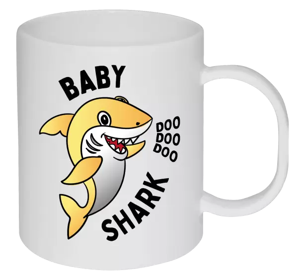 Plastový hrnek Baby Shark