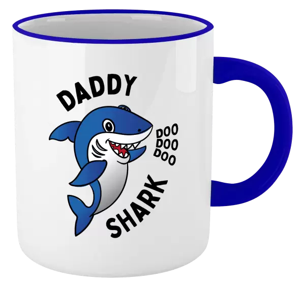 Hrnek Daddy Shark