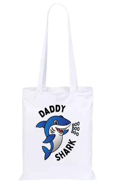 Látková taška Daddy Shark