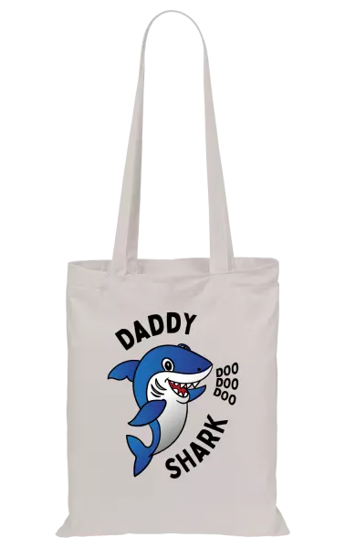 Látková taška Daddy Shark