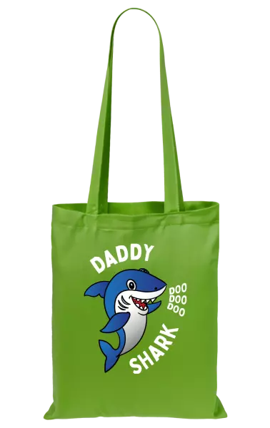 Látková taška Daddy Shark