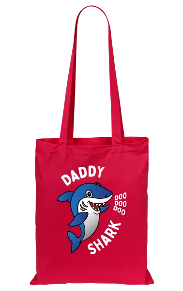 Látková taška Daddy Shark