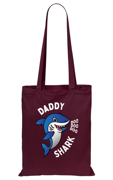 Látková taška Daddy Shark