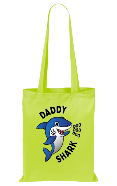 Látková taška Daddy Shark