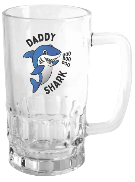 Půllitr Daddy Shark