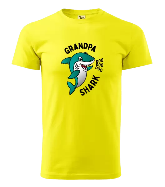 Pánské tričko Grandpa Shark