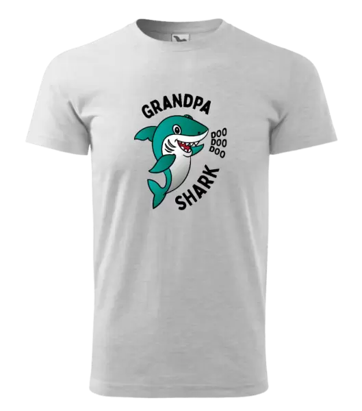 Pánské tričko Grandpa Shark