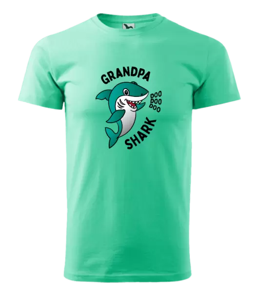 Pánské tričko Grandpa Shark