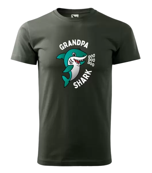Pánské tričko Grandpa Shark