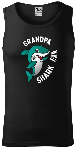 Pánské tílko Grandpa Shark