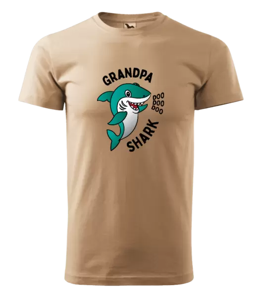 Pánské tričko Grandpa Shark