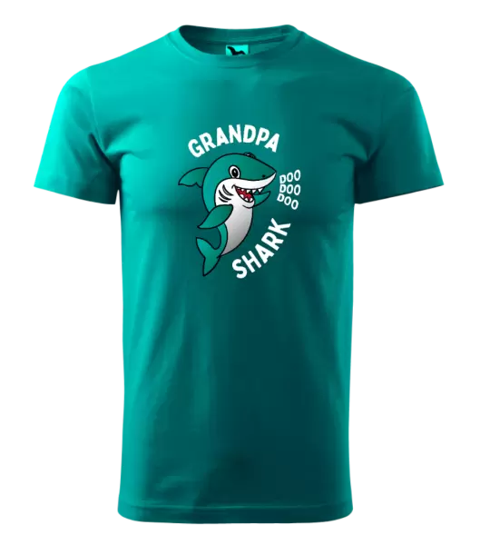 Pánské tričko Grandpa Shark