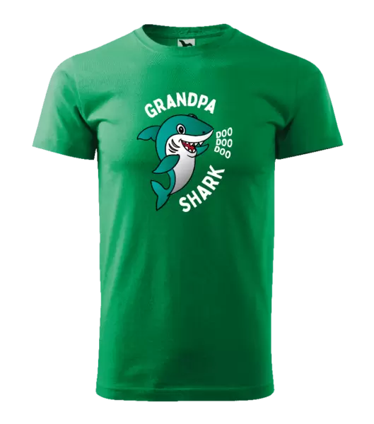 Pánské tričko Grandpa Shark
