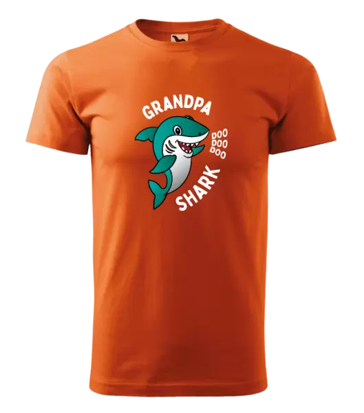 Pánské tričko Grandpa Shark