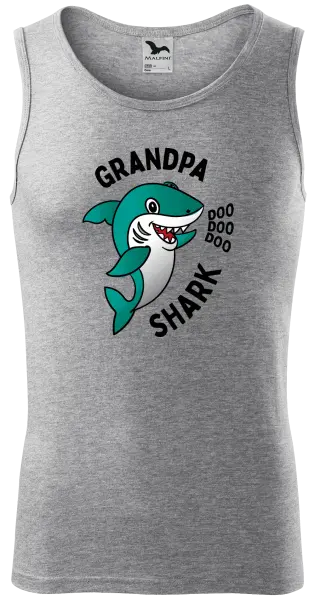 Pánské tílko Grandpa Shark