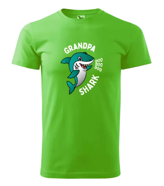 Pánské tričko Grandpa Shark