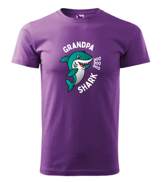 Pánské tričko Grandpa Shark