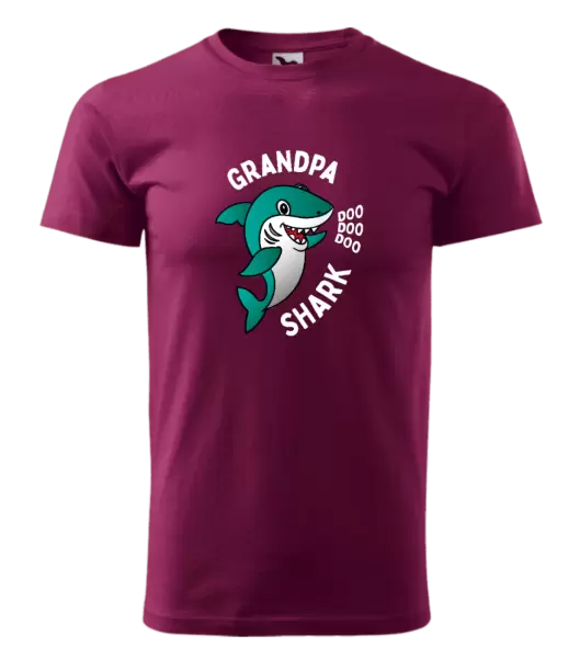 Pánské tričko Grandpa Shark