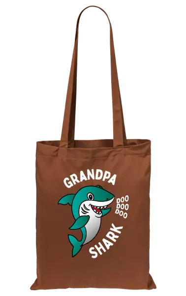 Látková taška Grandpa Shark