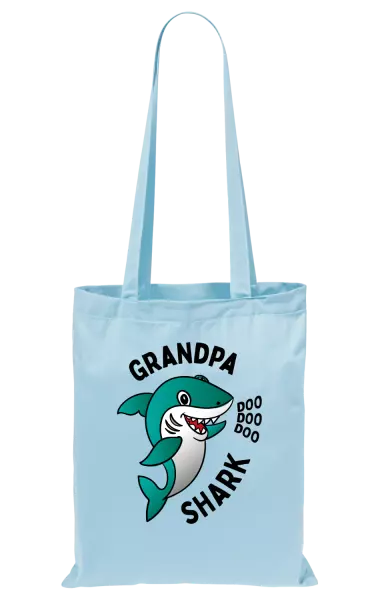 Látková taška Grandpa Shark