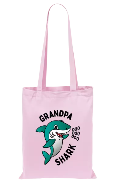 Látková taška Grandpa Shark