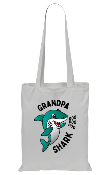 Látková taška Grandpa Shark