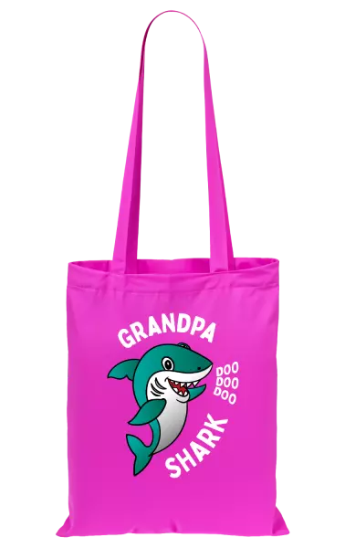 Látková taška Grandpa Shark