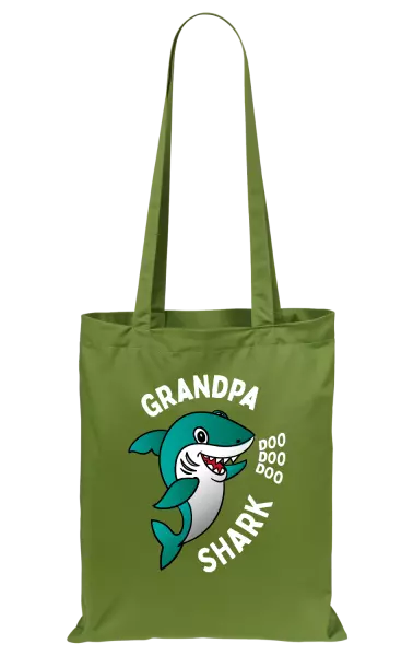 Látková taška Grandpa Shark