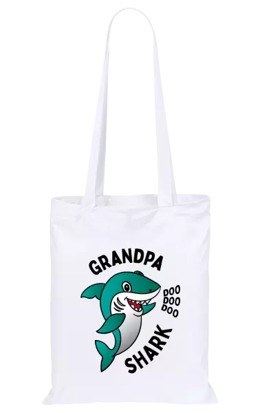 Látková taška Grandpa Shark