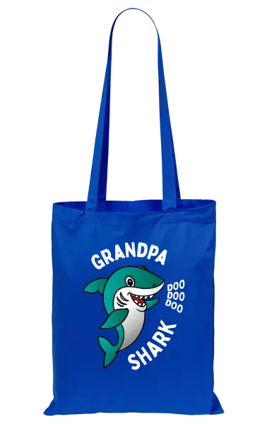 Látková taška Grandpa Shark
