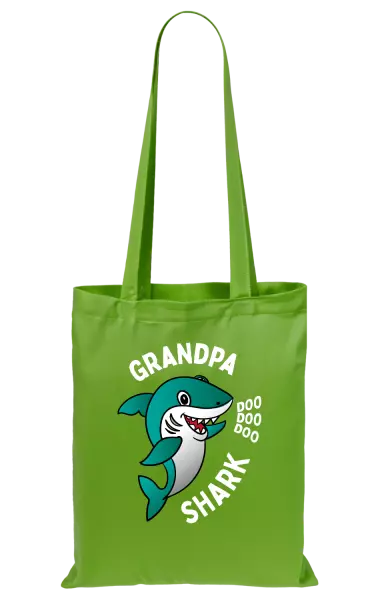 Látková taška Grandpa Shark