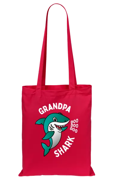 Látková taška Grandpa Shark