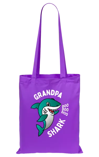 Látková taška Grandpa Shark