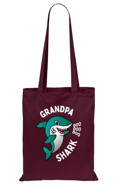 Látková taška Grandpa Shark