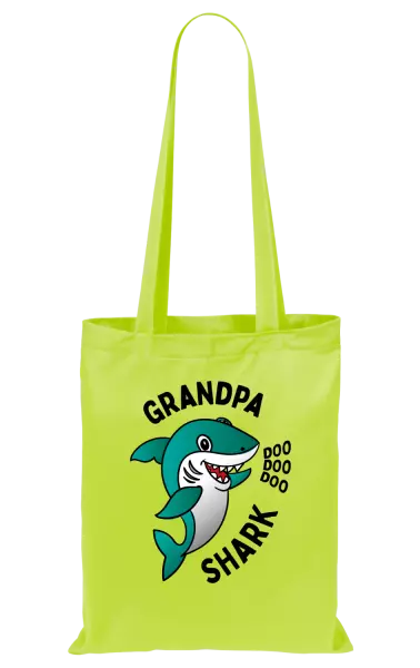 Látková taška Grandpa Shark