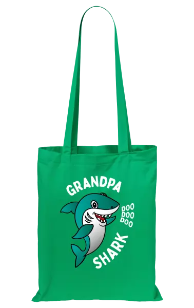 Látková taška Grandpa Shark