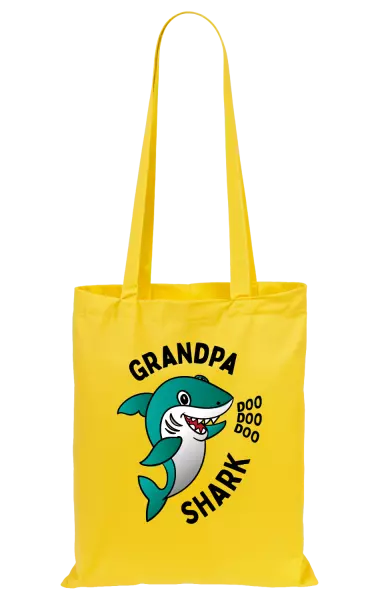 Látková taška Grandpa Shark