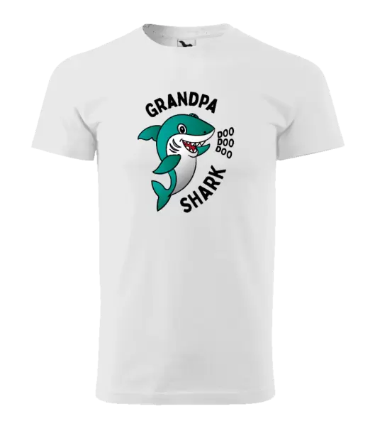 Pánské tričko Grandpa Shark