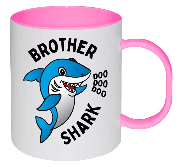 Plastový hrnek Brother Shark