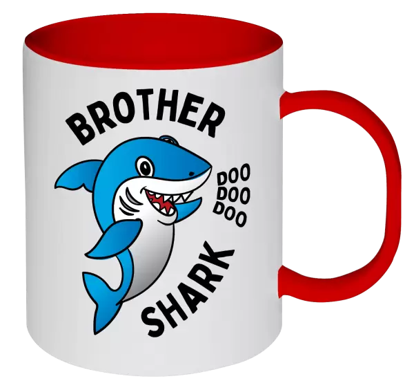 Plastový hrnek Brother Shark