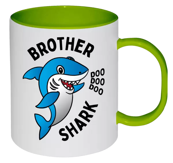 Plastový hrnek Brother Shark