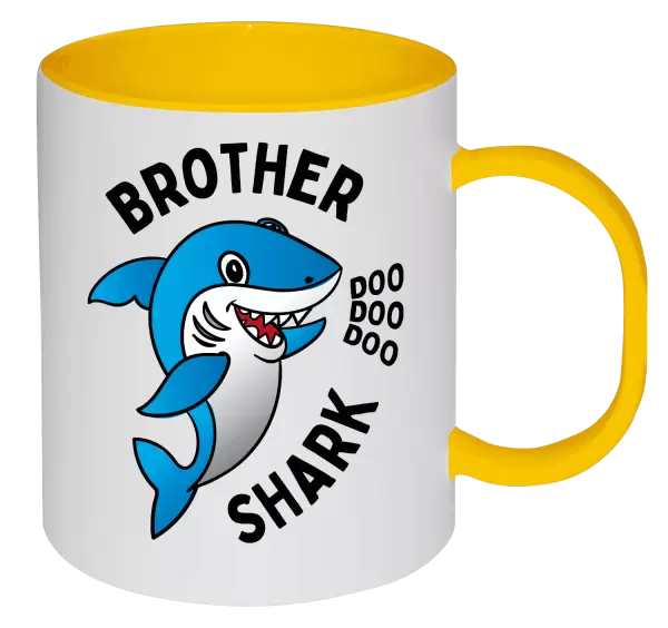 Plastový hrnek Brother Shark